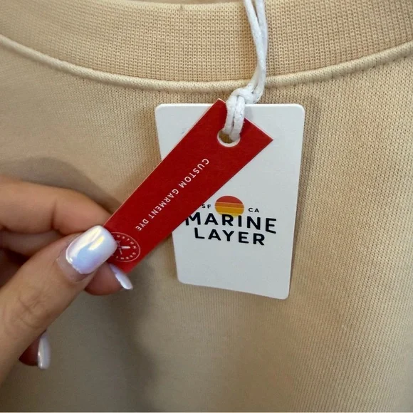 Marine Layer Enya Puff Sleeve Sweatshirt - Picture 6 of 10